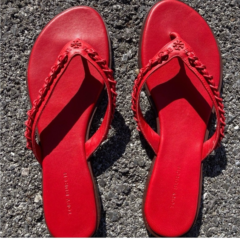 Tory Burch Bold Red Sandals
